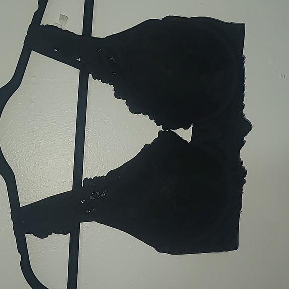 Aerie Real power plunge push up poppy lace bra 36D - Picture 2 of 5